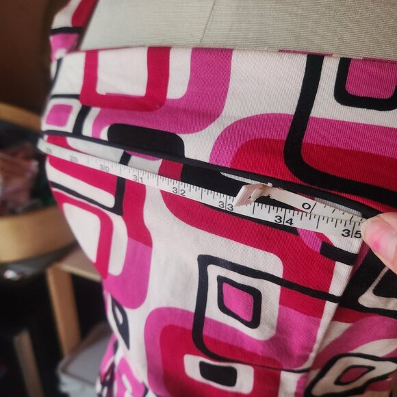 Handmade Colourful Abstract Pattern Strap Midi Dress - Picture 5 of 6